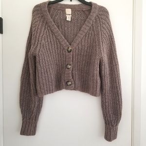 H&M alpaca Cardigan xs